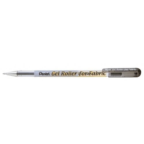 Pentel Penna per Tessuti Nera Gel Permanente Roller