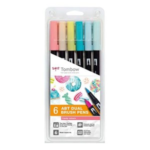 Astuccio 6pz ABT Dual Brush Tombow Colori Candy