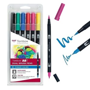 Astuccio 6pz ABT Dual Brush Tombow Colori Primari