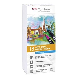 Astuccio 18pz ABT Dual Brush Tombow Colori Primari