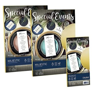 Favini Special Events Majestic Sabbia 120gr 20ff Carta Metallizata