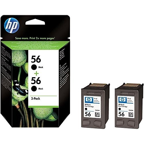 CARTUCCIA HP 56 NERO TWIN PACK 2 PZ ORIGINALE