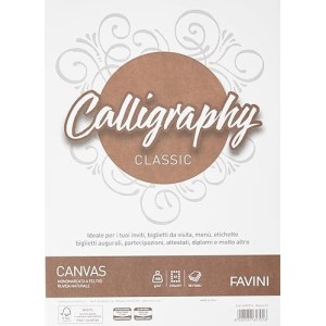 Favini Calligraphy Canvas Bianca 100gr 50ff