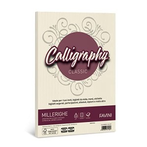 Favini Calligraphy Millerighe Avorio 100gr 50ff