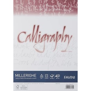 Favini Calligraphy Millerighe Bianca 100gr 50ff