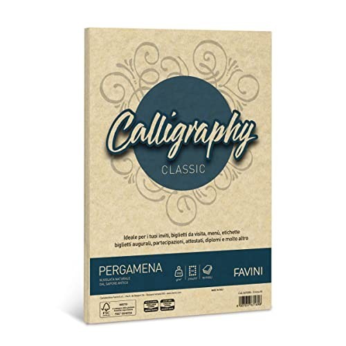 Favini Calligraphy Pergamena Crema 190gr 50ff