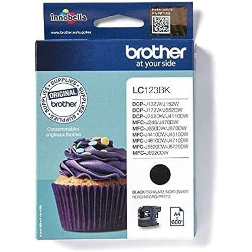 CARTUCCIA BROTHER LC-123 BK NERO ORIGINALE