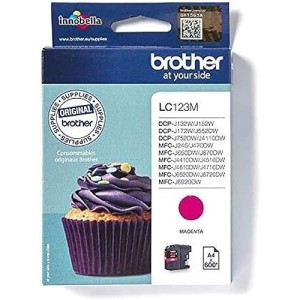 CARTUCCIA BROTHER LC-123 MAGENTA ORIGINALE