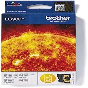 CARTUCCIA BROTHER LC-980 YELLOW GIALLO ORIGINALE