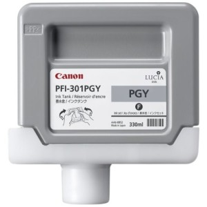 CARTUCCIA CANON PFI-301 PHOTO GREY ORIGINALE SCADUTA GARANTITA!