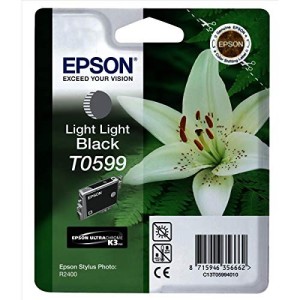 CARTUCCIA EPSON T0599 LIGHT LIGHT BLACK ORIGINALE