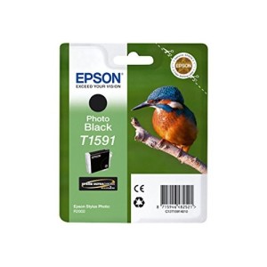 CARTUCCIA EPSON T1591 PHOTO BLACK ORIGINALE R2000