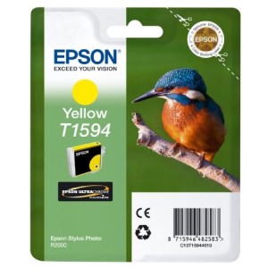 CARTUCCIA EPSON T1594 YELLOW ORIGINALE R2000