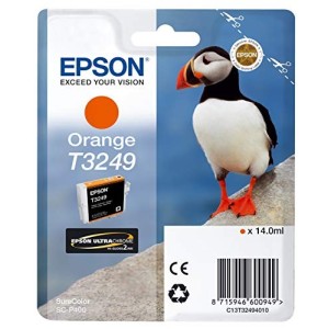 CARTUCCIA EPSON T3249 ORANGE ORIGINALE 14 ML C13T32494010