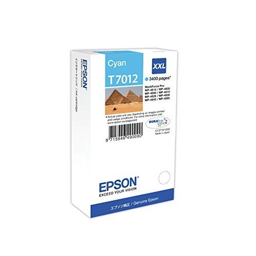 CARTUCCIA EPSON T7012 CIANO XXL ORIGINALE