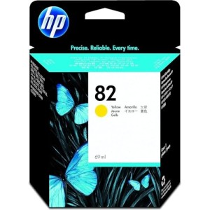 CARTUCCIA HP 82 YELLOW C4913A ORIGINALE SCADUTA 69 ml