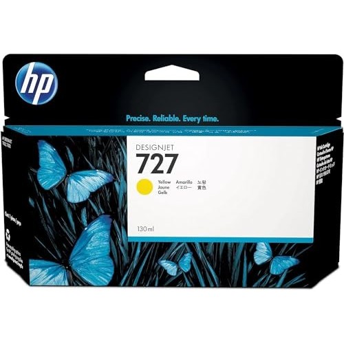 CARTUCCIA HP 727 YELLOW GIALLA ORIGINALE SCADUTA B3P21A