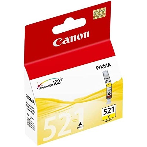 CARTUCCIA ORIGINALE CANON CLI-521Y YELLOW