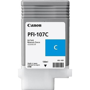 CARTUCCIA ORIGINALE CANON PFI-107 CIANO 130ML