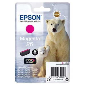 CARTUCCIA ORIGINALE EPSON C13T26134010 26 MAGENTA