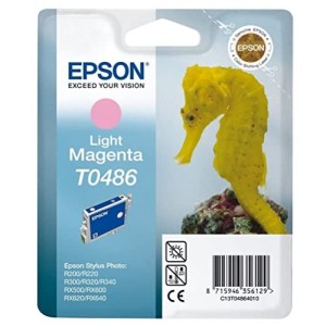 CARTUCCIA ORIGINALE EPSON C13T04864010 T0486 LIGHT MAGENTA