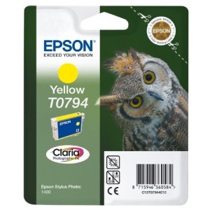 CARTUCCIA ORIGINALE EPSON C13T07944010 T0794 YELLOW