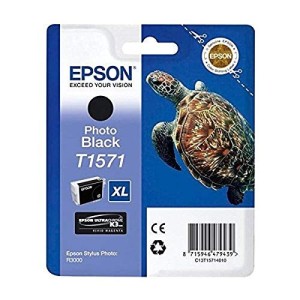 CARTUCCIA ORIGINALE EPSON C13T15714010 T1571 XL PHOTO BLACK