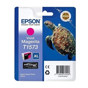 CARTUCCIA ORIGINALE EPSON C13T15734010 T1573 XL VIVID MAGENTA