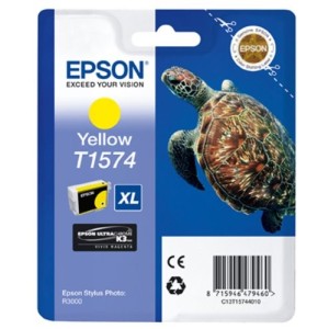 CARTUCCIA ORIGINALE EPSON C13T15744010 T1574 XL YELLOW GIALLO