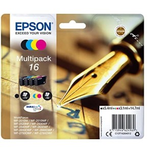 CARTUCCIA ORIGINALE EPSON C13T16264010 16 MULTIPACK BK-C-M-Y