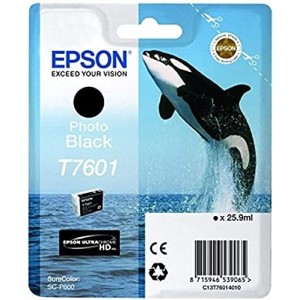 CARTUCCIA ORIGINALE EPSON C13T76014010 T7601 PHOTO BLACK