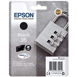 CARTUCCIA ORIGINALE EPSON T3581 NERO BK C13T35814010 2.6K