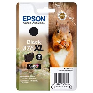 CARTUCCIA ORIGINALE EPSON T3791 BK NERO XL C13T37914010