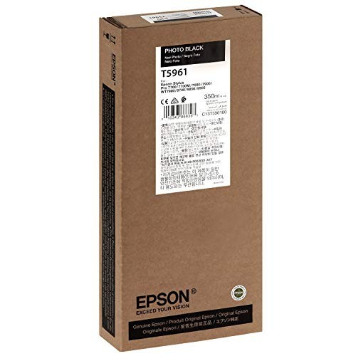 CARTUCCIA ORIGINALE EPSON T5961 PHOTO BLACK 350 ML