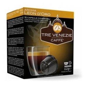 CAFFE' TRE VENEZIE DOLCE GUSTO LEON D'ORO 16 CAPSULE