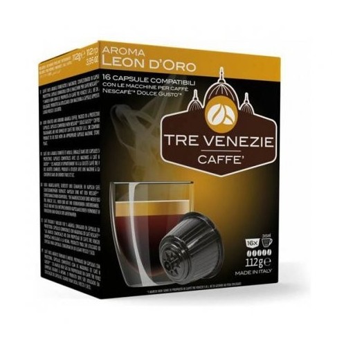 CAFFE' TRE VENEZIE DOLCE GUSTO LEON D'ORO 16 CAPSULE