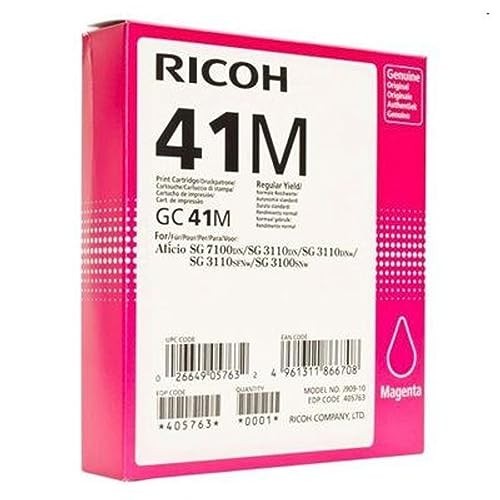 CARTUCCIA RICOH AFICIO GC-41M MAGENTA ORIGINALE SCADUTA