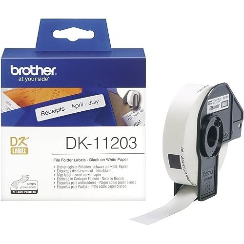 ETICHETTE BROTHER DK11203 ROTOLO 18X87MM 300PZ ORIGINALE