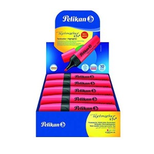 EVIDENZIATORE PELIKAN ROSSO pz. 10