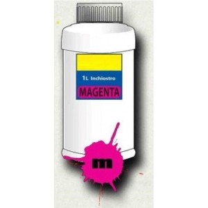 FLACONE INCHIOSTRO 1 LITRO 1000 ML HP CANON MAGENTA