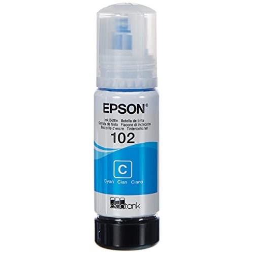 FLACONE INCHIOSTRO ECOTANK da 70 ml EPSON T102 CYANO ORIGINALE