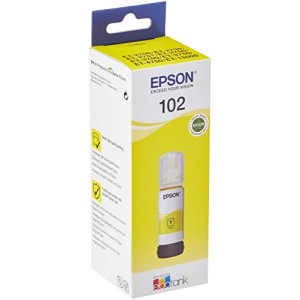 FLACONE INCHIOSTRO ECOTANK da 70 ml EPSON T102 GIALLO ORIGINALE