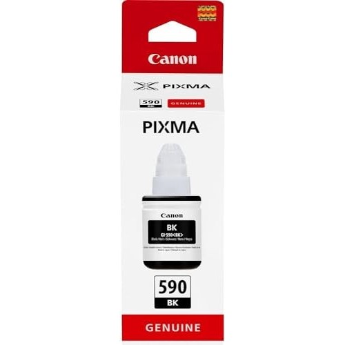 INCHIOSTRO CANON GI-590 BK 135 ML ORIGINALE 6 COPIE