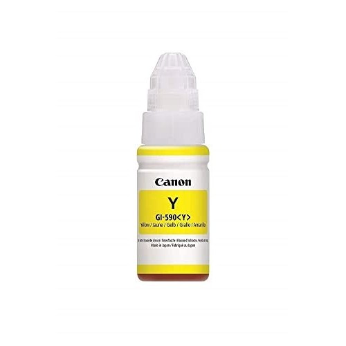 INCHIOSTRO CANON GI-590 GIALLO 70 ML ORIGINALE 7 COPIE