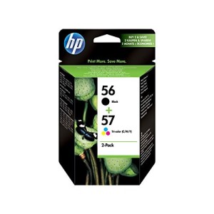 MULTIPACK CARTUCCE SINGOLE ORIGINALI HP 56 NERO + 57 COLORE SA342AE SCADUTO