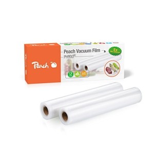 PELLICOLA SACCHETTI SOTTO VUOTO PH100 PER USO ALIMENTARE 2 ROLLS 28X300 CM 7 STRATI SPESSORE 2X90 MICRONS