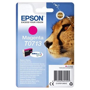 CARTUCCIA ORIGINALE EPSON C13T07134010 T0713 MAGENTA